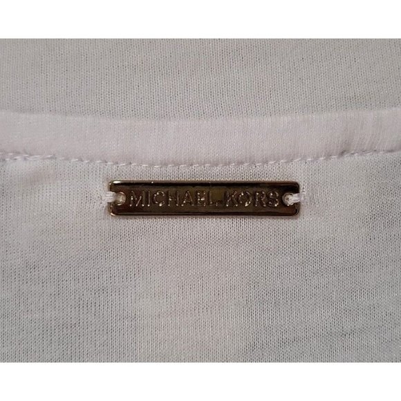 MICHAEL MICHAEL KORS EMBROIDERED CIRCLES SHIRT Sz M - Picture 7 of 8